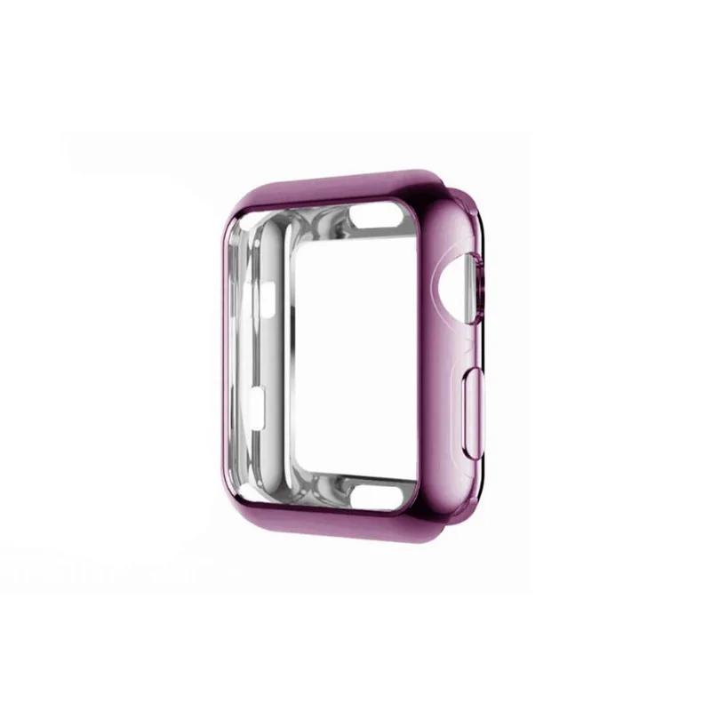 Plating frame Protector Shell for Apple Watch Case 42/38mm Wristband Bracelet Cover for iwatch Case series 3/2/1 Bumper In Stock