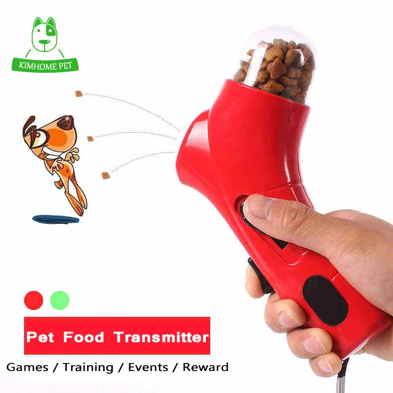 

3 Color Pet Food Transmitter Catapult Games Training Outdoor Reward Interactive Toys Dog Training For Dog Toy