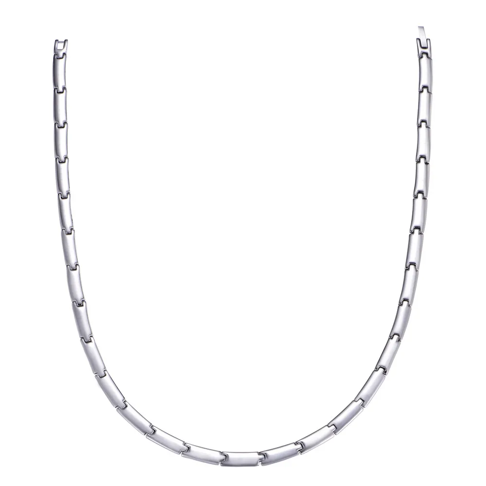 Высокое качество 316L Нержавеющая сталь изделий цепи ссылка Германий ожерелья для Для женщин здоровья био ювелирных изделий