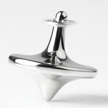 

Funny Inception Totem Accurate Spinning Top Zinc Alloy Silver Vintage Toy for Kids Children Best Gifts Classic Toys puzzles toy