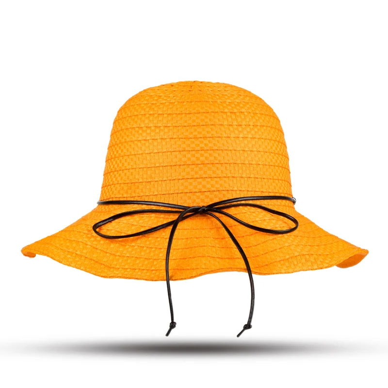 FLOWOMEN New Summer Women's Sun Hat Fashion Flanging Straw Hat Beach