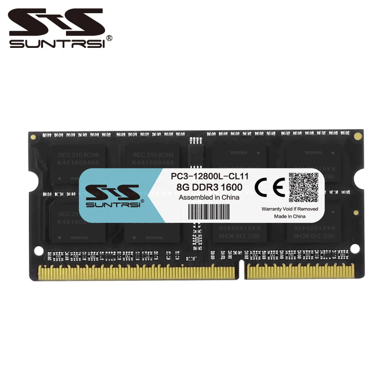 

Suntrsi Ram DDR3 8GB NON-ECC 1333Mhz 1600Mhz laptop Memory 1.5V For Notebook free shipping