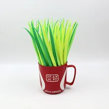 6 шт. милые цветы растений мягкий силиконовый гель ручка для письма поставки черные чернила 0,5 мм креативная ручка для школы офиса