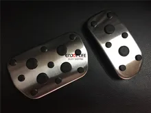 2 шт. Нержавеющая Сталь Топливного Газа Тормозная Педаль Pad Пластины AT Для Toyota RAV4 2013 2014 2015 2016 2017