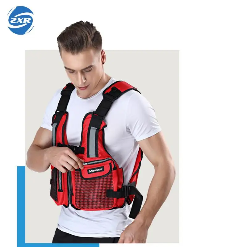 

Men's Boating Fishing Vest Clothes Adult Paddle Board Vest Flotation Swimming Life Jacket Buoyancy Waterproof Fishing Vests
