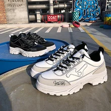 2019 Chunky sneakers font b men b font vulcanize font b shoes b font man font