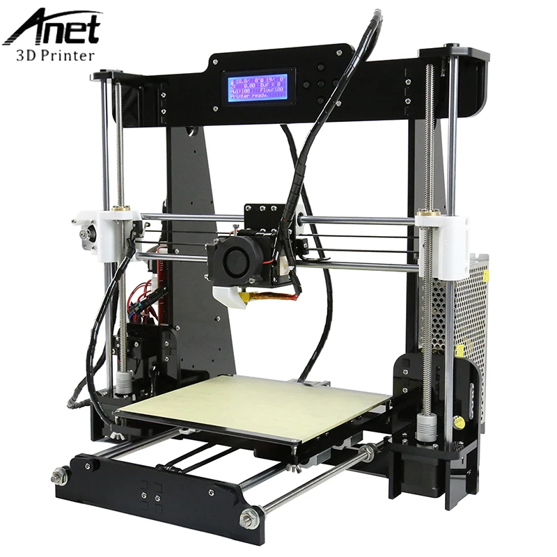 

Easy Assemble A2&Anet A6&A8&A3S 3D Printer Big Size High Precision Reprap i3 DIY 3D Printing Machine+Hotbed+Filament+SD Card+LCD