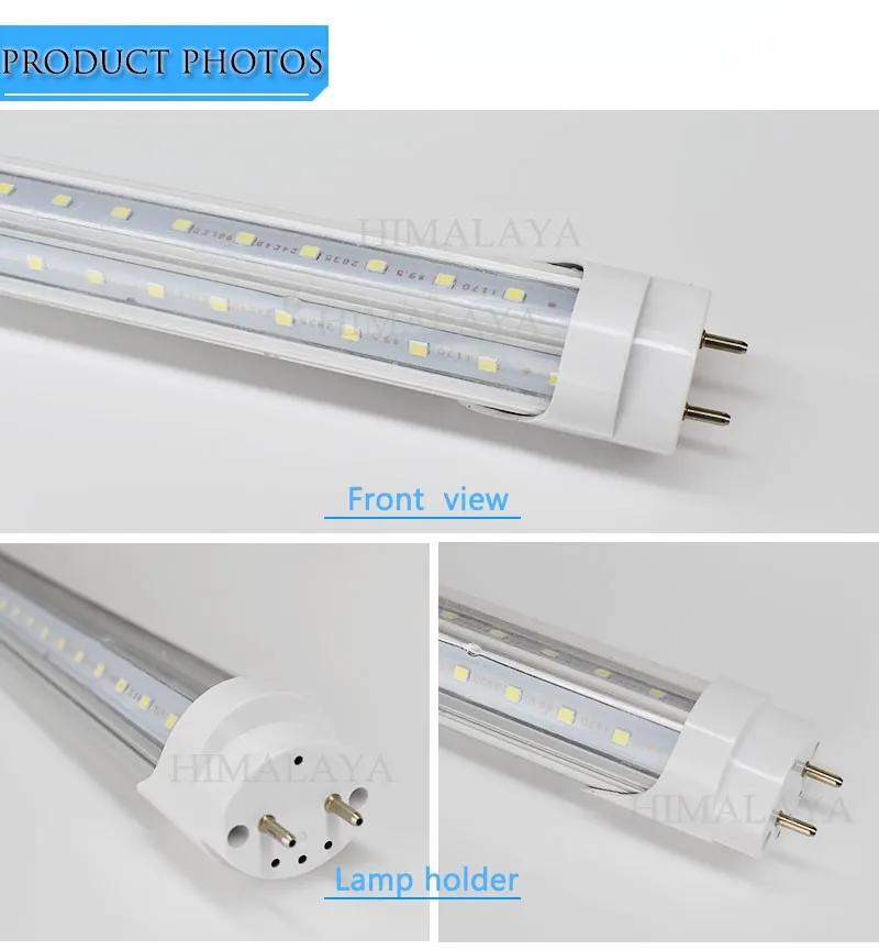 Toika 100 шт./лот 2ft 0.6 м 20 Вт LED T8 LED Light Tube V-образный LED T8 лампа красный/зеленый/синий 2ft 600 мм SMD2835 AC85-265v ce и rohs