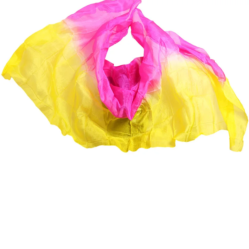 Шелковый костюм для танца живота дизайн натурального шелка вуаль для ориентального танца Танцы аксессуары оптом Размеры и цвет могут быть выполнены по индивидуальному заказу - Цвет: As picture