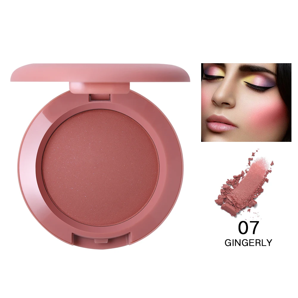 12 цветов Miss Rose Blush Palette Peach Cheek Shimmer Matte Bronzer Singel Румяна для лица Косметика для контурирования макияж пудра