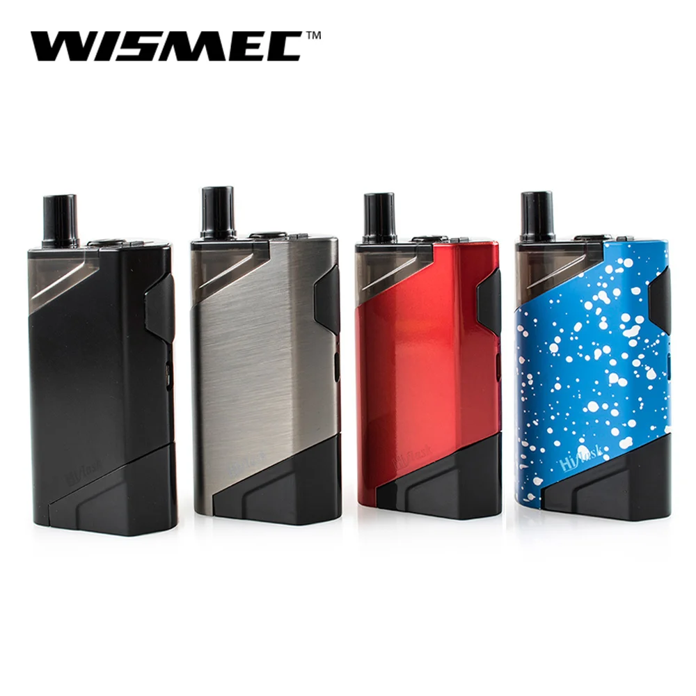 

Original Wismec HiFlask Kit With 2ml/5.6ml Capacity Built in 2100mAh Battery System Kit Vape Electronic Cigarette