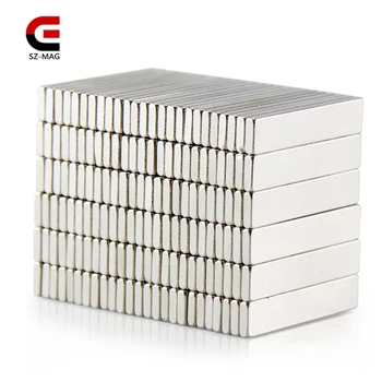 

100pcs 50pcs 25pcs 25x5x1.5mm Permanet Customizable magnet Strong Rare Earth Bar Neodymium Magnets N50 slices