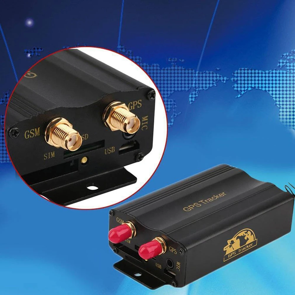 

Anti-theft Locator Vehicle Remote Control GPS Tracker for Spy Metal Car GPS Tracker GPS Locator Vehicle Tracker SOS Alarm System