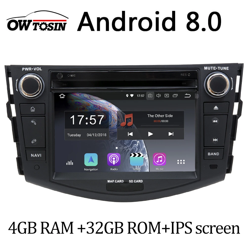 

IPS Android 8.0 Octa Core Car DVD Player For Toyota RAV4 RAV 4 2006 2007 2008 2009 2010 2012 Car GPS Navigation Radio Stereo BT