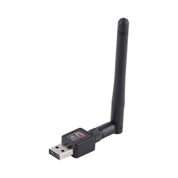 

Mini PC wifi adapter 150M USB WiFi antenna Wireless Computer Network Card 802.11n/g/b LAN+ Antenna Promotion