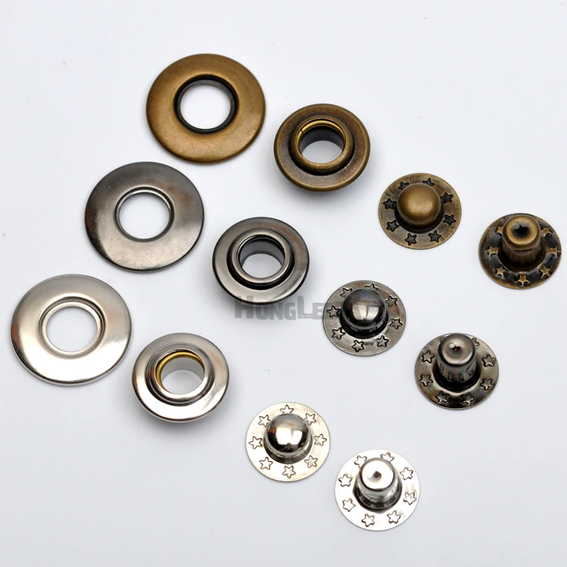 

DIY 50sets/lot 20mm 4 part brass metal button bubble snap button Italy snap fasteners free shipping black/nickle/Bronze FP-029