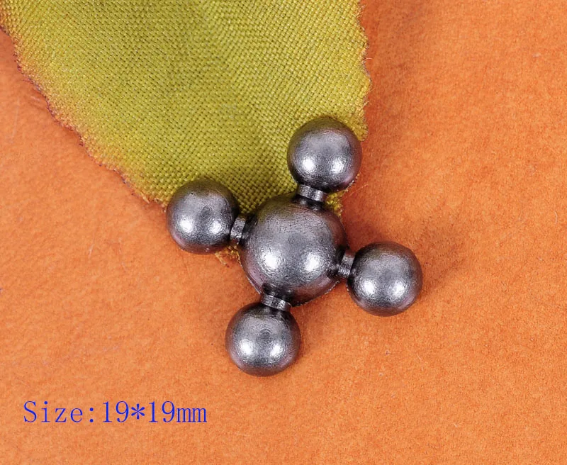 30X Antique Copper Tribal Flower Rapid Rivet Stud For Bridle Leathercraft Concho