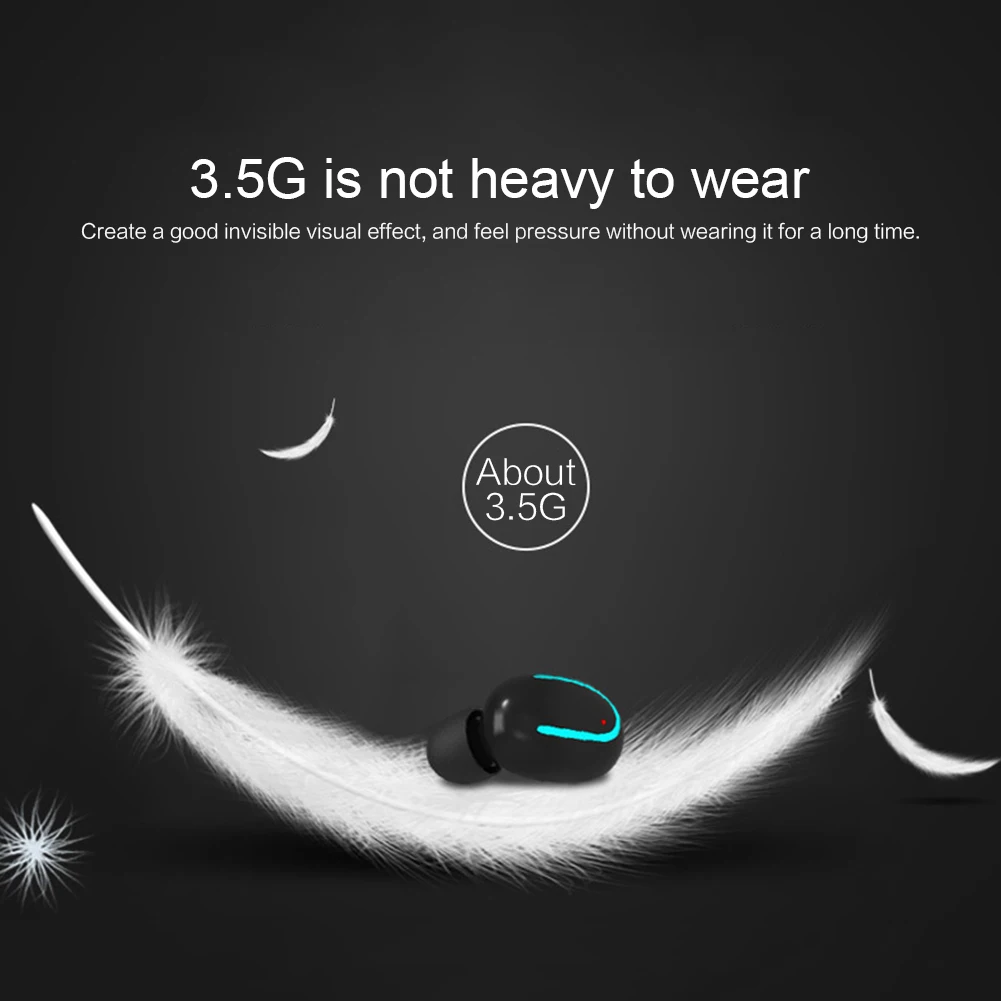 Q26 Bluetooth наушники 5,0 наушники-вкладыши TWS с Беспроводная мини-гарнитура Bluetooth стерео наушники с усиленными басами с зарядным устройством 500 мА/ч, Мощность банка