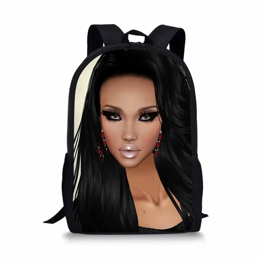 YQ3939C FORUDESIGNS/3 шт./компл. детские школьные сумки Африканка черный арт африканская печать школьные сумки для детей начальной школьная сумка рюкзак - Цвет: YQ3939C
