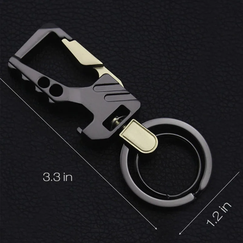 Weduoduo металлические ключницы высокого качества двойные кольца держатели для ключей многофункциональный органайзер для ключей Автомобильный брелок деловые подарки