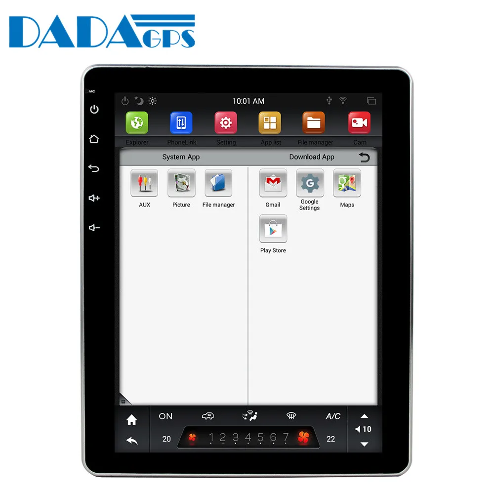 Excellent universal car multimedia radio Tesla style Android 8.1 4+32GB For Toyota / Nissan / Nissan / Hyundai GPS Navigation Head unit 20