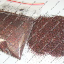 50 г-0,4 мм бадминтонных ракеток 015 Блестки для ногтей Кофе Цвет блеск для ногтей для удаления пыли порошок для ногтей искусство украшения& блестки для ногтей