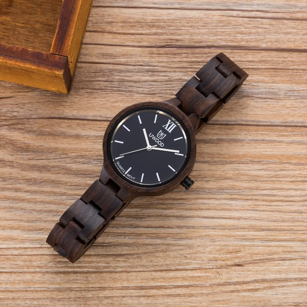 Goedkoop Mode Vrouwen Horloge Armband Quartz horloges Dames Natuurlijke Houten Horloge voor Meisjes zeer licht wegen en Eenvoudige hout horloges