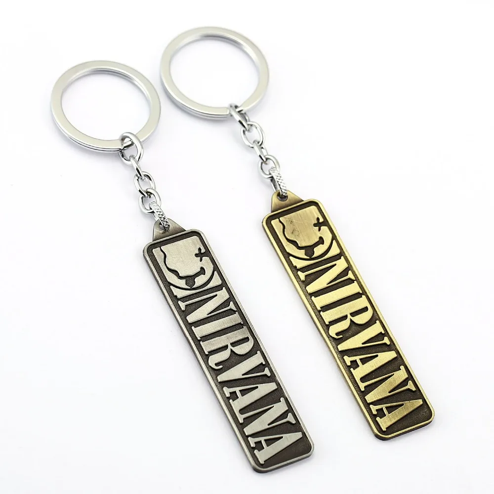 Nirvana Keychain Unplug Music Band Key Rings Holder For Gift Chaveiro Car Key Chain Jewelry Men Souvenir YS11729 цена Nirvana Keychain Unplug Music Band Key Rings Holder For Gift Chaveiro Car Key Chain Jewelry Men Souvenir YS11729 цены онлайн