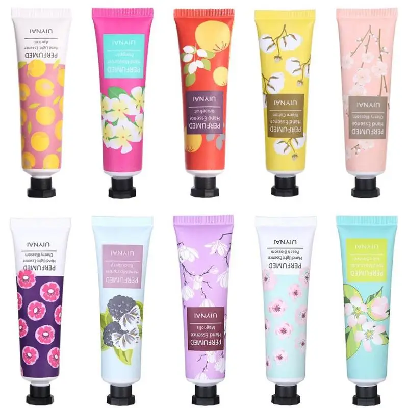 

30g Hand Cream Skin Lotion Care Moisturizing Whitening Nourishing Anti-chapping Flower Fruit Fragrance HSH7866