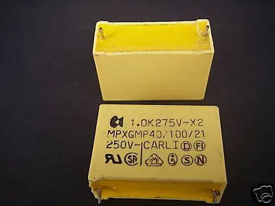 

CARLI 250V X2 MPXGMF 40/100/21 1.0K275V / 0.1K RELAY 10PCS