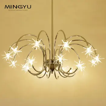 

Longree Creative Chandelier Ceiling Bedroom Living Room Modern Lighting Fixture G4 Star Fixtures lustre LED For Children