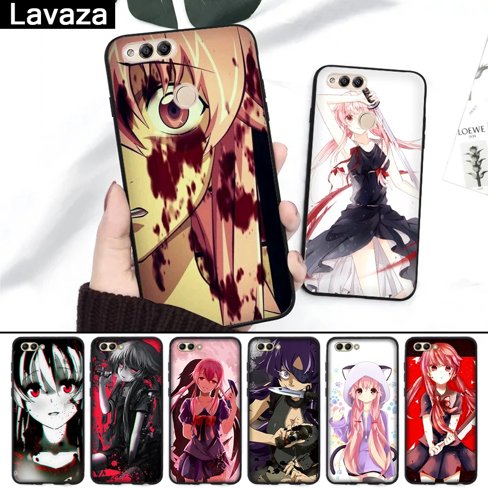 

Lavaza Anime Mirai Nikki Silicone Case for Huawei Honor 6A 7A 3GB Pro 7X 8 Lite 8X 8C 9 Note 10