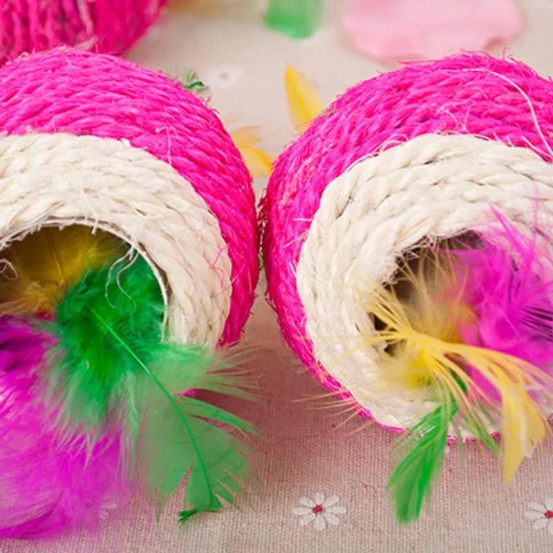 Natural-Sisal-Pet-Cat-Balls-Toy-Lovely-Rope-Feather-Ball-Teaser-Scratch-Chew-Play-Toy-Clean-Cat-Tooth-interesting-Pet-Toys-PT0078 (3)