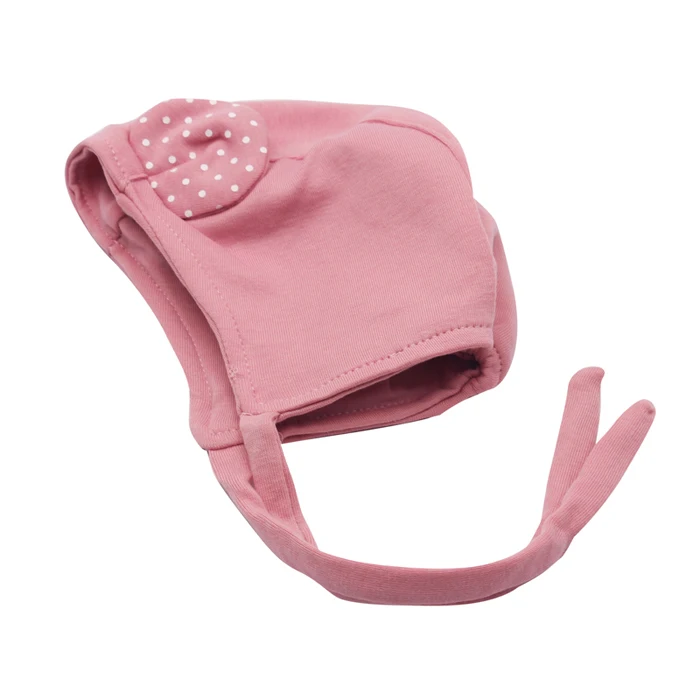 Весна милый ребенок шапка с ушками Регулируемый Детская шляпа шапочка для малышей желтый/розовый для детей от 1 до 2 лет - Цвет: Pink