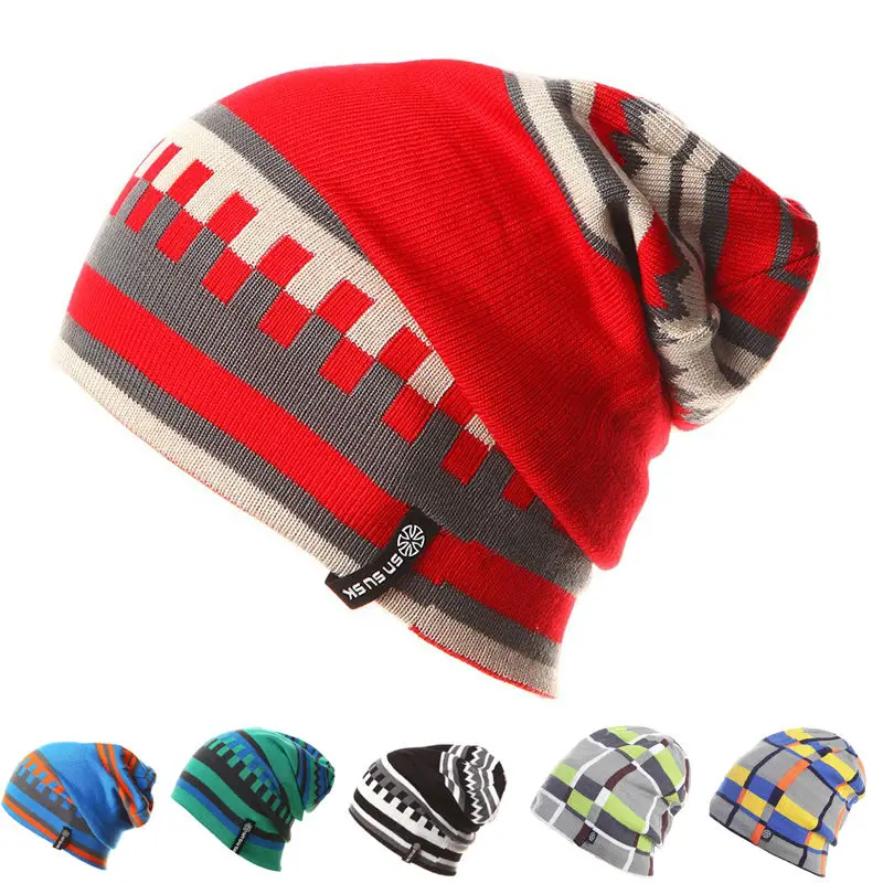 Skull Print Knit Beanie Cap Winter Ski Snow Board Sport Toque Tuque Unisex Women Skull Print Knit Beanie Cap Winter Ski Snow Board Sport Toque Tuque Unisex Women