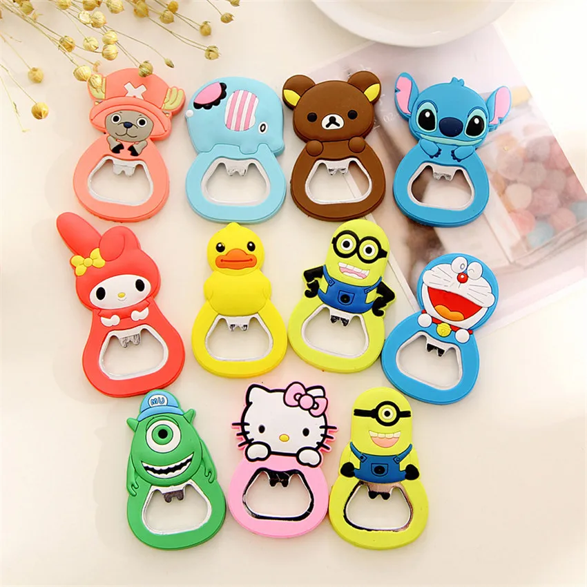 

1PCS Cute Animal Shape Stainless Steel Bottle Opener Champagne Cocktail Beer Mini Bottle Opener Portable Creative Bar KTV Tools