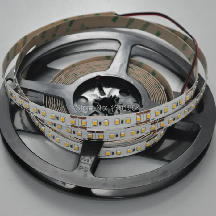 10 м/лот 2400Lm/M 8 мм яркая светодиодная лента DC12V 24V 2835 120 LED Гибкая лампа 600