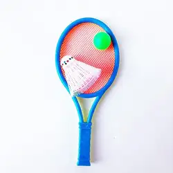 1 шт. 2 в 1 Теннисная ракетка для бадминтона костюм родитель-ребенок спортивные развивающие игрушки летучая мышь Детская уличная игрушка