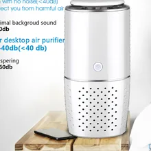 Генератор отрицательных ионов очиститель воздуха для дома с истинным HEPA фильтром настольный мини-ионизатор воздуха компактный очиститель воздуха для дома