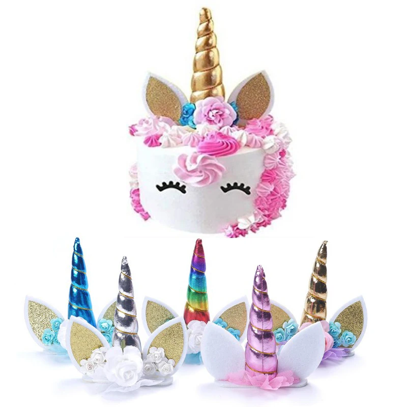 

Wedding Babyshower Unicorn Cake Topper Wedding Decor for Cake Decorating Supplies Unicorn Birthday Party Decor Unicorn Related