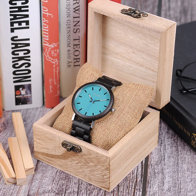 BOBO BIRD New Design Wooden Watches Wood Band Quartz Wristwatch For Men and Women Timepieces Accept OEM DROP SHIPPING W*Q07