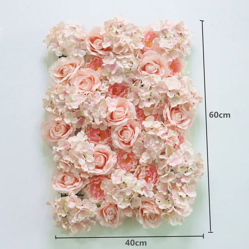 Flone Artificial Flower Row Hydrangea Rose Silk Flowers Wedding Flower Supplies Flower Wall Arches Wedding Party Backdrop Decor ation