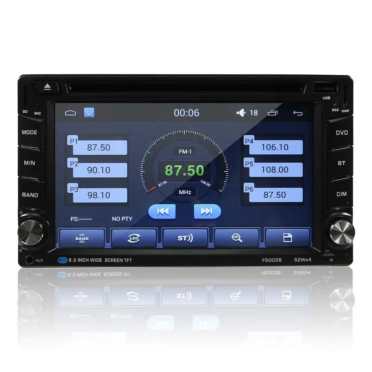

Universal Android Car Radio Double 2 Din Car MP5 DVD Player GPS Navigation In dash bluetooth Car Stereo Video+Camera