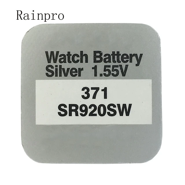 Original Renata 371 1.55V SR920SW AG6 LR920 LR69 920 Silver Oxide Button  Cell For Watch Clocks Toys Remote Control Calculator - AliExpress