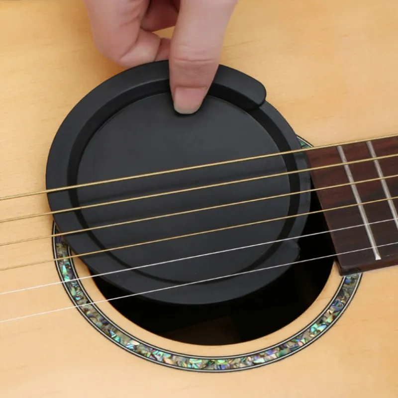 3 Sizes Silicone Classic Guitar Buster Sound Hole Cover Noise Reduction
