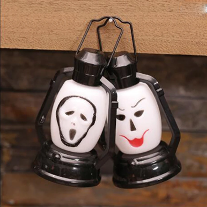 led party glow party suppliesLED Pumpkin Bat Spider Hanging Lantern Light Lamp Halloween Party