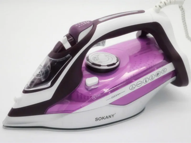 2200W Household Steam Iron for Clothes Ceramic Selfclean Steamer Iron