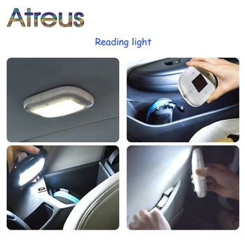 

12V DIY Car LED reading light Trunk ceiling lamp for Toyota Corolla RAV4 Subaru XV Chevrolet Cruze Aveo sail Saab Dacia Duster
