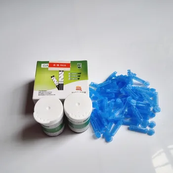 

Test strip SANNUO Blood Glucose meter GA-3 50 single packaging test paper+50 blood collecting needles test strips for glucometer