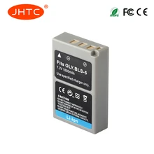 JHTC 1pc 1800mAh PS-BLS5 BLS-5 BLS5 BLS-50 BLS50 Battery for Olympus PEN E-PL2,E-PL5,E-PL6,E-PL7,E-PM2, OM-D E-M10, E-M10 II,